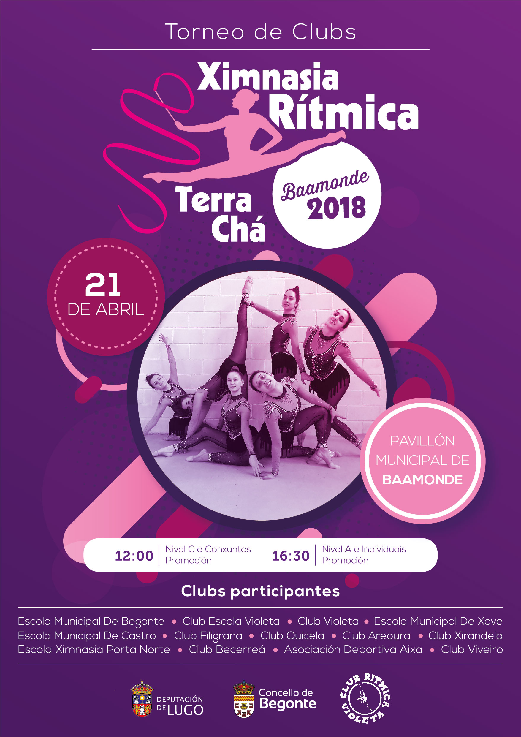 Torneo de Clubs de Ximansia Rítmica Terra Chá, Baamonde 2018