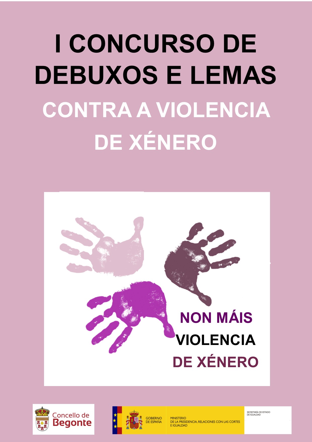 I CONCURSO DE DEBUXOS E LEMAS CONTRA A VIOLENCIA DE XÉNERO
