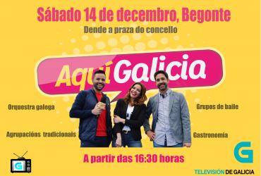 O programa Aquí Galicia da TVG en directo dende Begonte