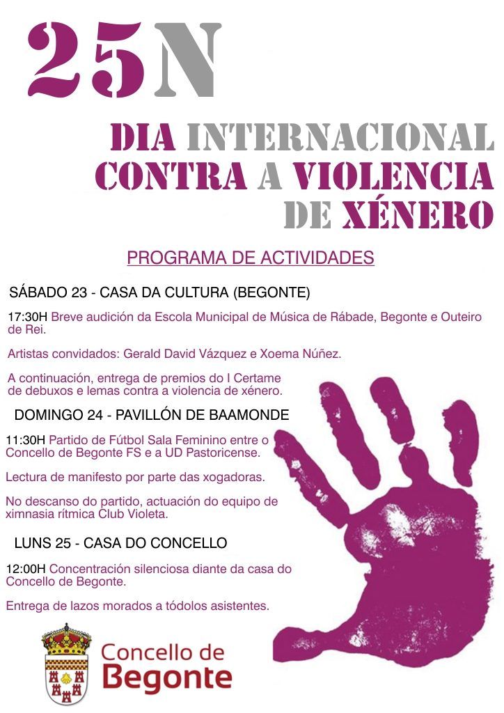 25N DIA INTERNACIONAL CONTRA A VIOLENCIA DE XÉNERO