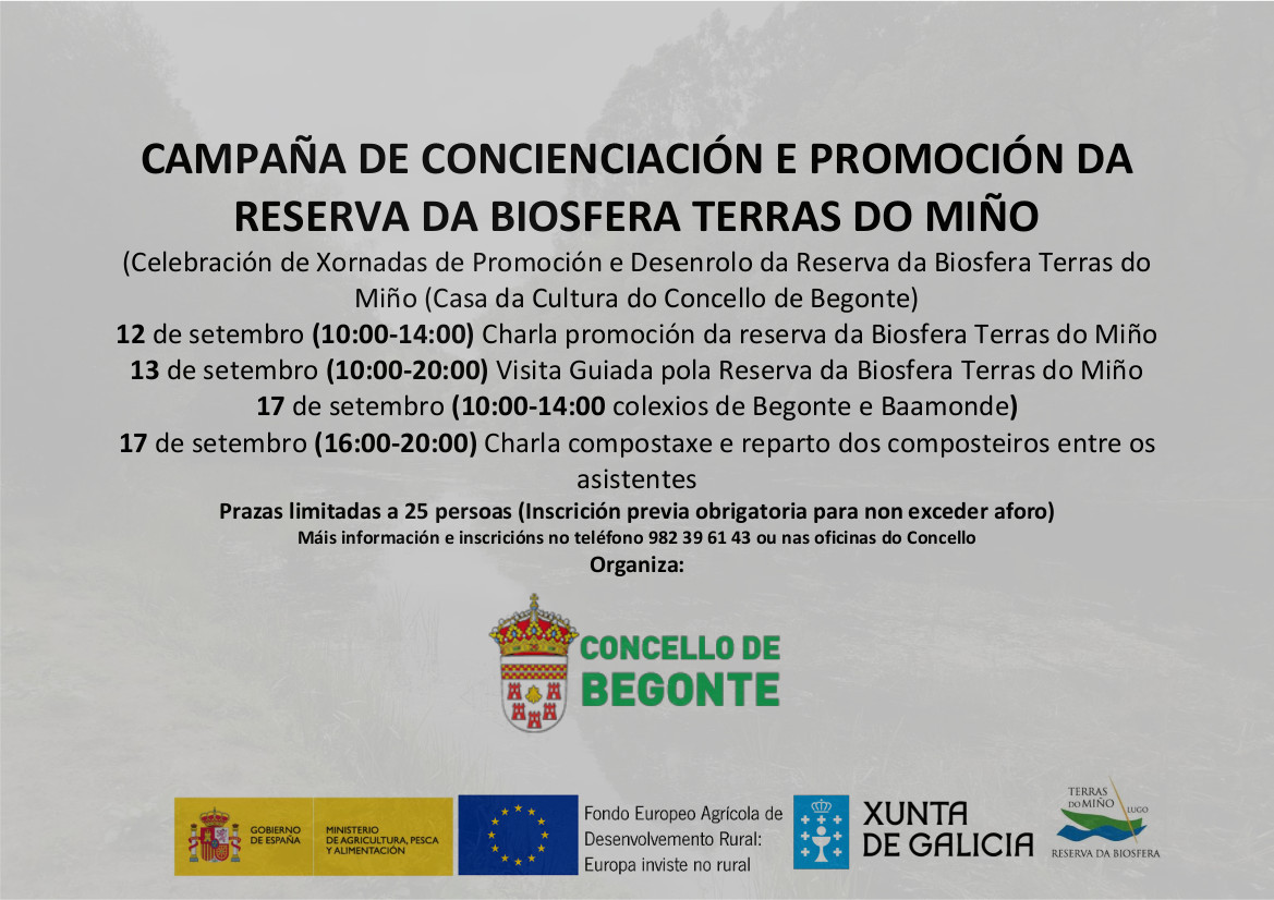 CAMPAÑA DE CONCIENCIACIÓN E PROMOCIÓN DA RESERVA DA BIOSFERA TERRAS DO MIÑO