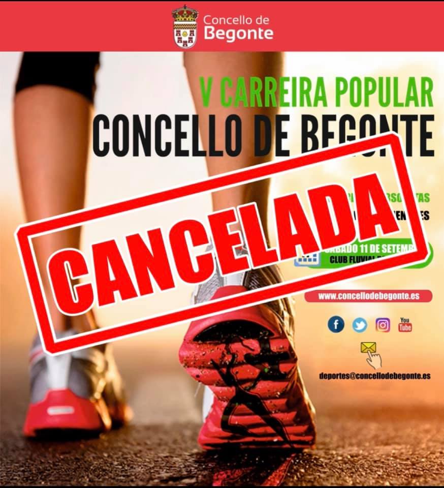 CANCELADA A V CARREIRA POPULAR CONCELLO DE BEGONTE