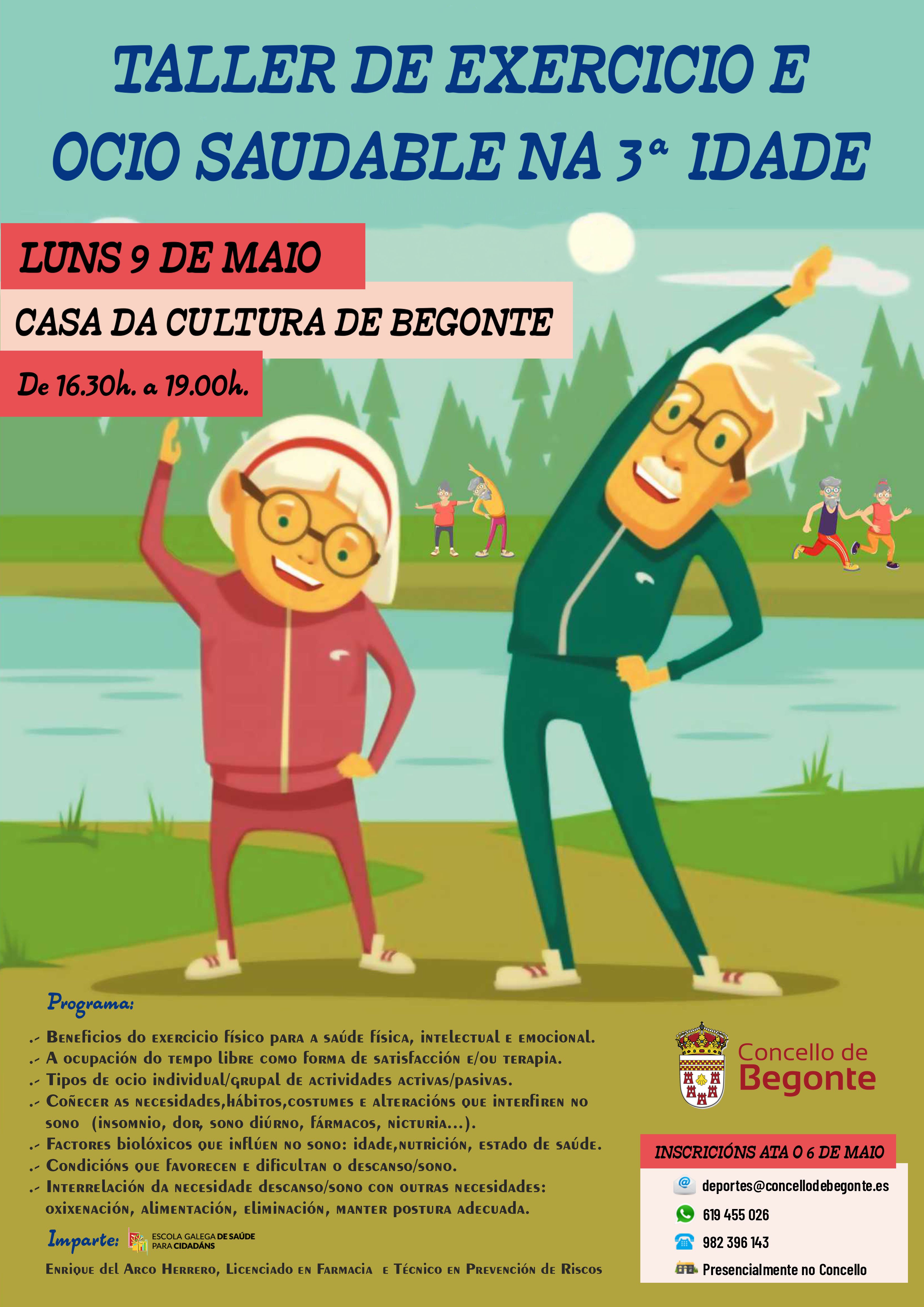  TALLER DE EXERCICIO E OCIO SAUDABLE NA 3ª IDADE