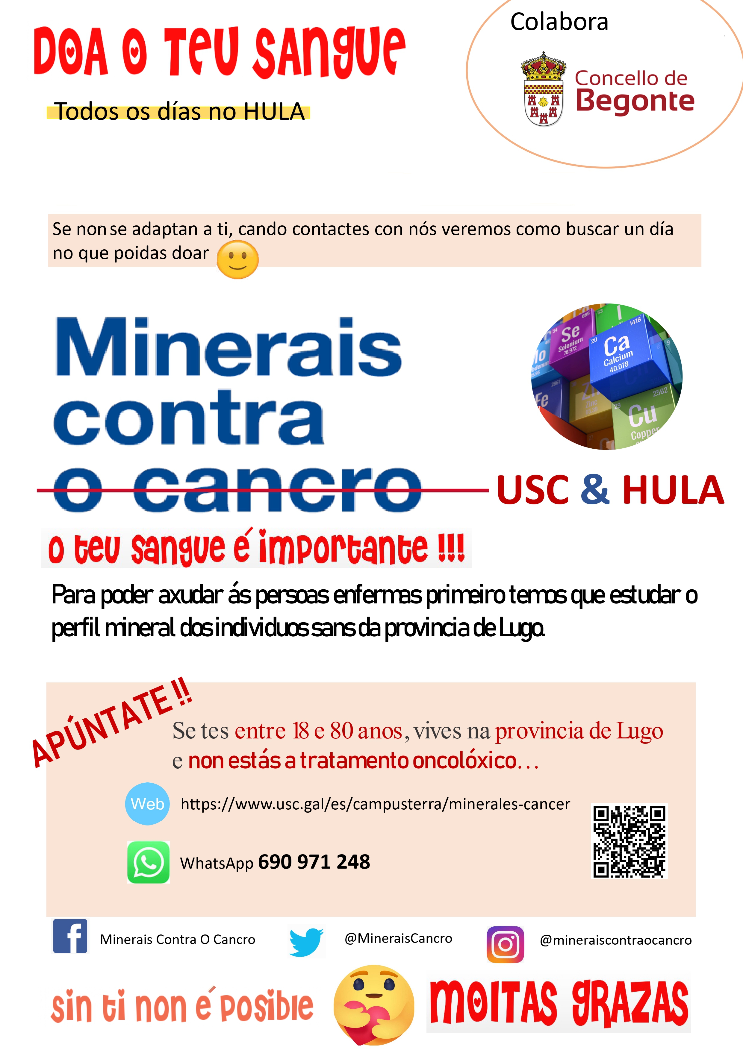 MINERAIS CONTRA O CANCRO