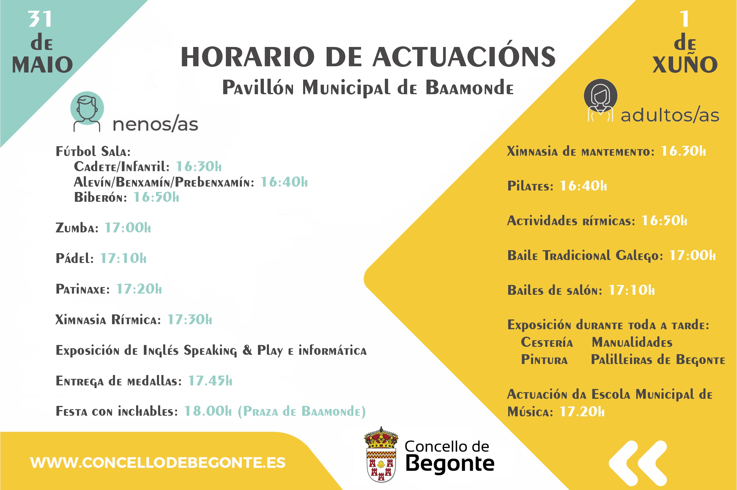 clausura actividades