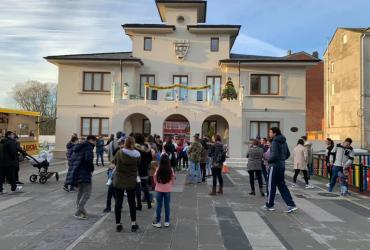 PAPÁ NOEL VISITÓ EL AYUNTAMIENTO DE BEGONTE