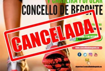 CANCELADA A V CARREIRA POPULAR CONCELLO DE BEGONTE