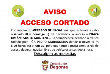 AVISO - ACCESO CORTADO